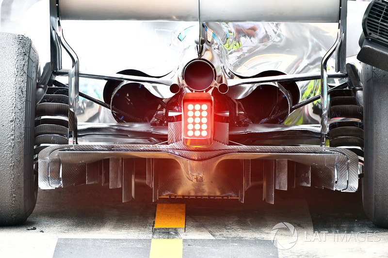 Difusor y zona trasera del Mercedes-AMG F1 W09