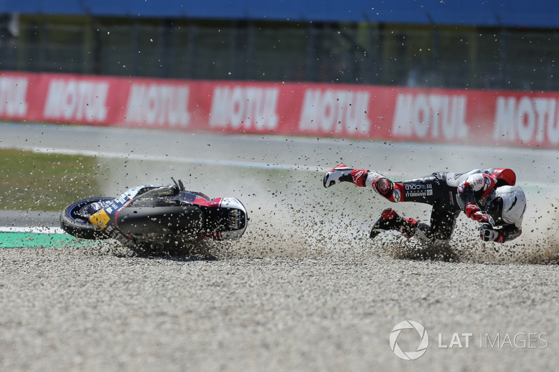 Crash of Romano Fenati, Marinelli Rivacold Snipers Team