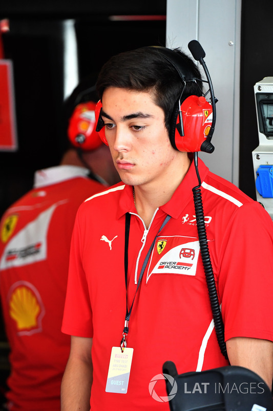 <b>Giuliano Alesi</b>, Ferrari Driver Academy at Test de noviembre en Abu ...
