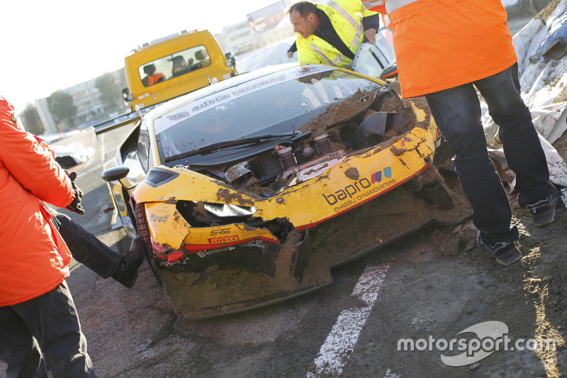 Incidente di Andrea Palma, Lamborghini Huracan ST