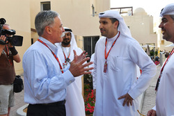 Chase Carey, Chief Executive Officer and Executive Chairman of the Formula One Group and H. E. Khaldoon Al Mubarak, Abu Dhabi Executive Affairs Authority