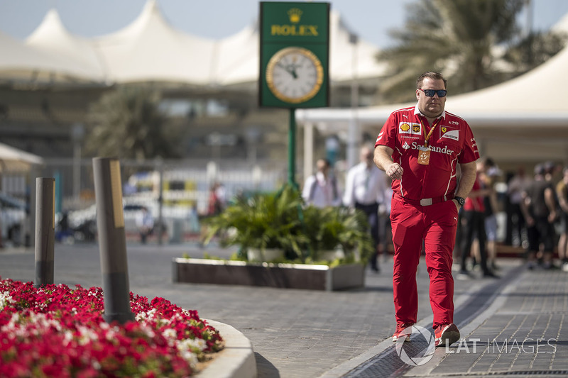 Dave Greenwood, Ferrari Race Engineer