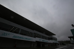 Dark clouds on Suzuka Circuit