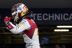 Daniel Abt, Audi Sport ABT Schaeffler, celebrates after winning the race