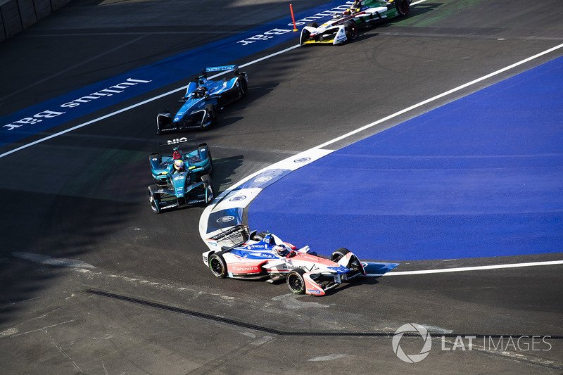 Felix Rosenqvist, Mahindra Racing, Oliver Turvey, NIO Formula E Team, Sébastien Buemi, Renault e.Dams, Daniel Abt, Audi Sport ABT Schaeffler