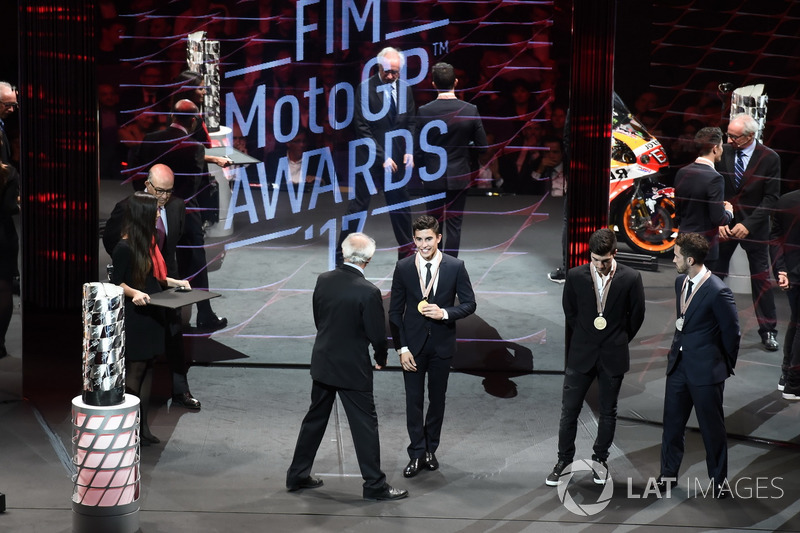 Marc Marquez, Repsol Honda Team, Andrea Dovizioso, Ducati Team, Maverick Viñales, Yamaha Factory Racing