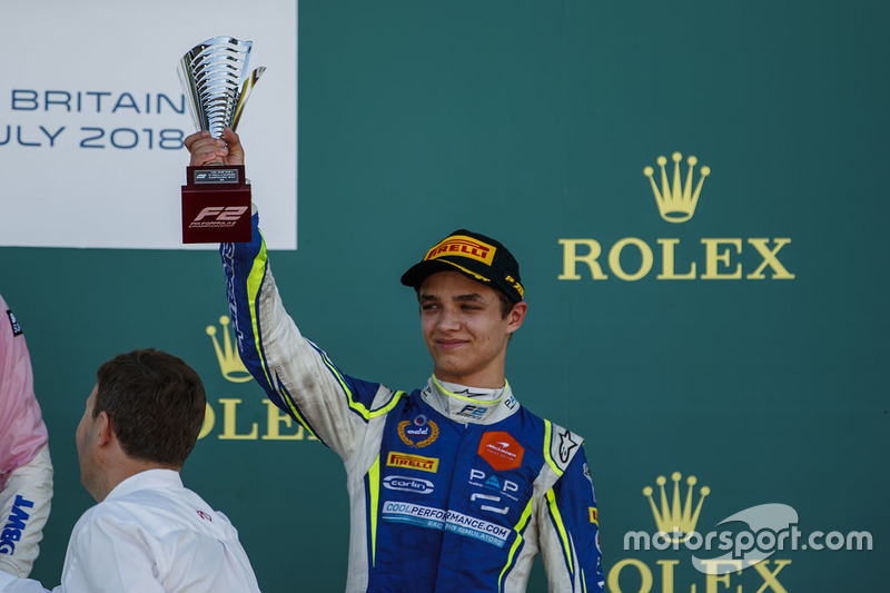 Podio: Lando Norris, Carlin