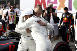 Il Campione del Mondo 2017 Lewis Hamilton, Mercedes AMG F1, Valtteri Bottas, Mercedes AMG F1
