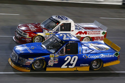 Chase Briscoe, Brad Keselowski Racing Ford and Austin Self, AM Technical Solutions Chevrolet Silverado