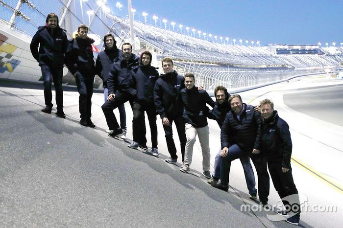 Phil Hanson, Lando Norris, Fernando Alonso, Will Owen, Hugo de Sadeleer, Bruno Senna, Zak Brown, United Autosports