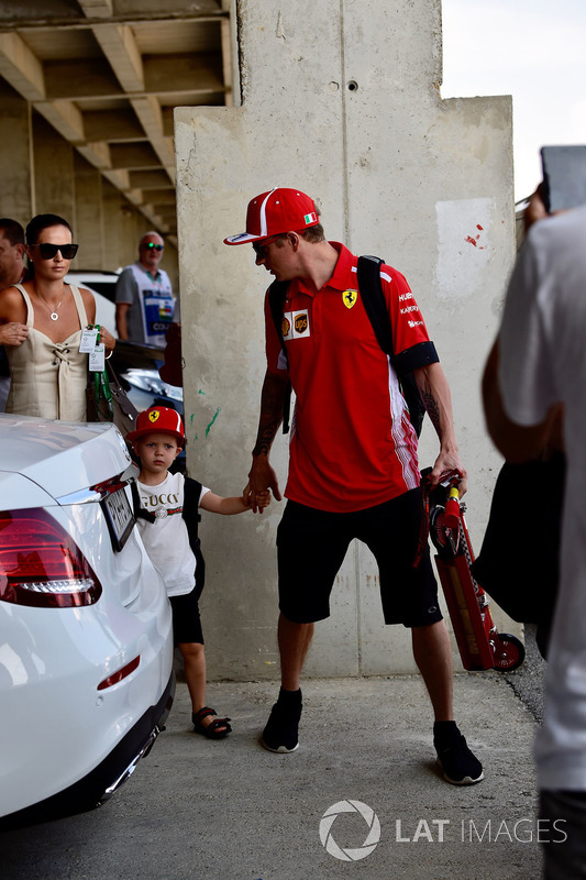 A Räikkönen-család hétvégéje a Forma-1-ben a Magyar Nagydíjon
