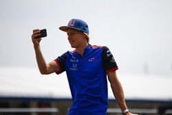 Brendon Hartley, Toro Rosso, tijdens de rijdersparade