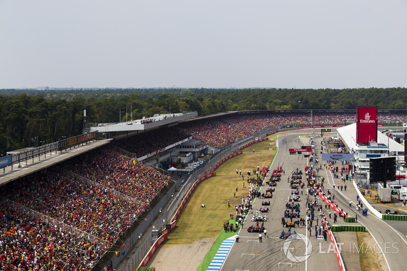 F1 2018 - Német Nagydíj - rajtrács, kulisszák mögött, felvonulás, sztárok...