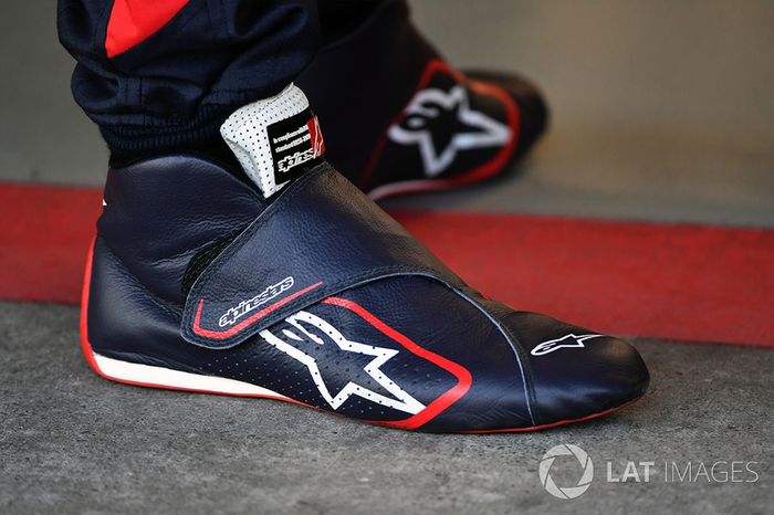 Botas Alpinestars de Brendon Hartley, Scuderia Toro Rosso