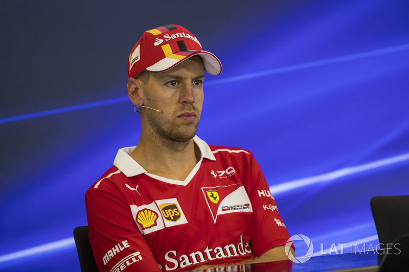 Segundo, Sebastian Vettel, Ferrari