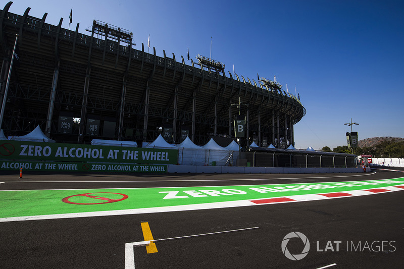 Detalle del circuito del Autódromo Hermanos Rodríguez