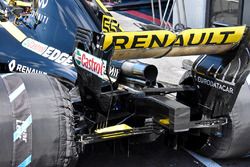 Vue détaillée de l'aileron arrière de la Renault Sport F1 Team R.S. 18