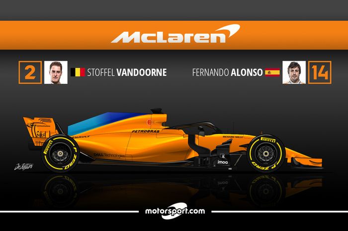 Stoffel Vandoorne 0 Fernando Alonso 21