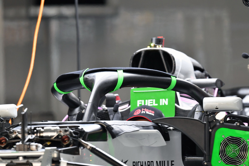 Haas F1 Team VF-18 halo