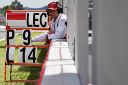 Pitbord voor Charles Leclerc, Sauber C37