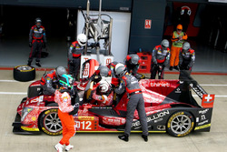 Nelsinho Piquet e Nick Heidfeld na troca de pilotos em Silverstone