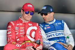 Scott Dixon, Chip Ganassi Racing, Chevrolet; Tony Kanaan, Chip Ganassi Racing, Chevrolet