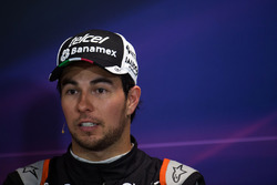 Sergio Perez, Sahara Force India F1 in the FIA Press Conference