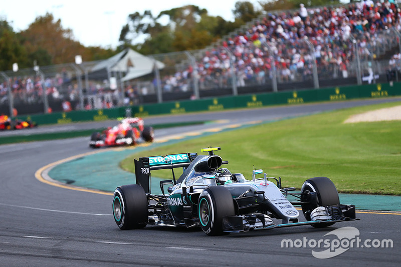 Nico Rosberg durante el GP de Australia