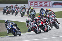 Sylvain Guintoli, Pata Yamaha; Nicky Hayden, Honda World Superbike Team