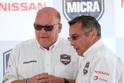 Jacques Deshaies, promoter, Didier Marsaud, Senior Manager, Corporate Communications Nissan Canada