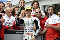 Second place Francesco Bagnaia, Aspar Team Mahindra