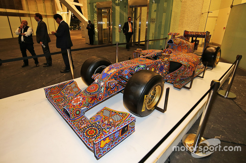 Une show car artistique lors d'un événement Inter / Sahara Force India F1 Team