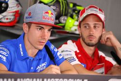 Maverick Viñales, Team Suzuki Ecstar MotoGP and Andrea Dovizioso, Ducati Team