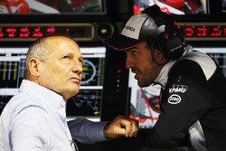 Ron Dennis, McLaren Executive Chairman en Fernando Alonso, McLaren