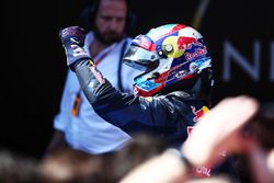 Winnaar Max Verstappen, Red Bull Racing viert in parc ferme