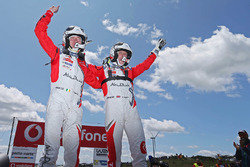 Les vainqueurs Kris Meeke, Paul Nagle, Citroën DS3 WRC, Abu Dhabi Total World Rally Team