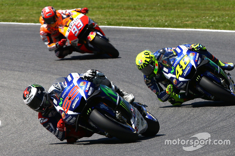 Jorge Lorenzo, Yamaha Factory Racing, Valentino Rossi, Yamaha Factory Racing, Marc Marquez, Repsol H