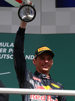 Podium: third place Max Verstappen, Red Bull Racing