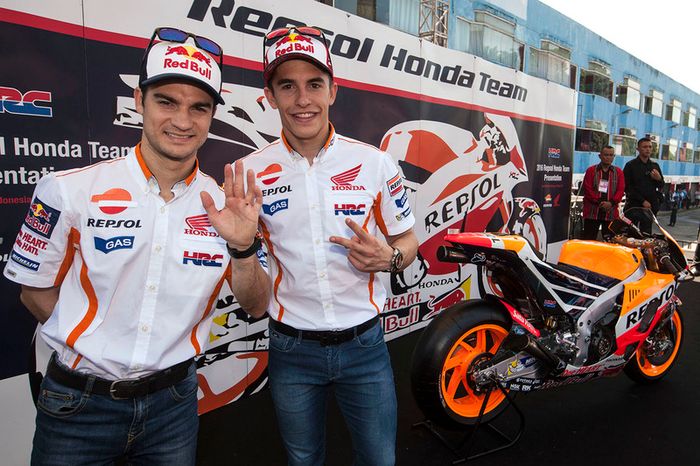 Dani Pedrosa, Repsol Honda Team, y Marc Marquez, Repsol Honda Team