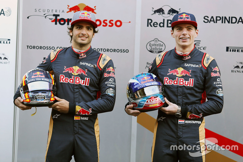 Max Verstappen, Scuderia Toro Rosso y Carlos Sainz Jr., Scuderia Toro Rosso