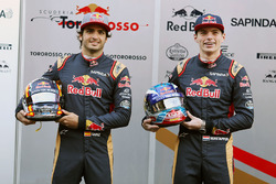 Max Verstappen, Scuderia Toro Rosso en Carlos Sainz Jr., Scuderia Toro Rosso