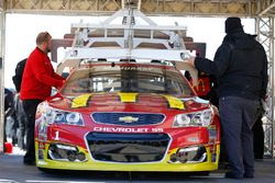 Jamie McMurray, Chip Ganassi Racing Chevrolet, bei der technischen Abnahme