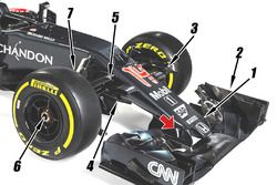 McLaren MP4-31 detail