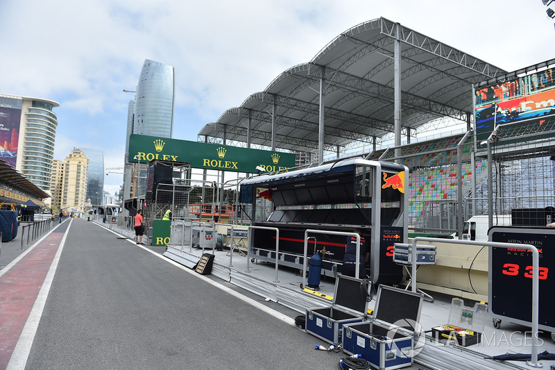 Pitlane Red Bull Racing