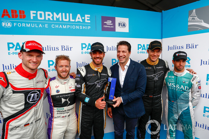 Julius Baer Pole award goes to Jean-Eric Vergne, Techeetah