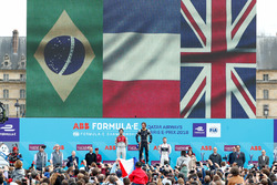 Yarış galibi Jean-Eric Vergne, Techeetah, 2. Lucas di Grassi, Audi Sport ABT Schaeffler, 3. Sam Bird, DS Virgin Racing