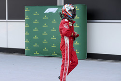 Kimi Raikkonen, Ferrari en parc ferme
