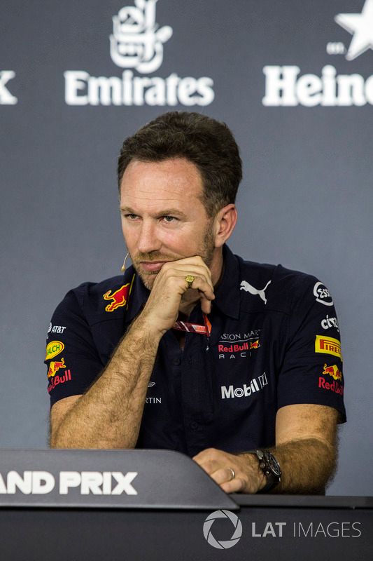 Christian Horner, Red Bull Racing Team Principal in the Press Conference