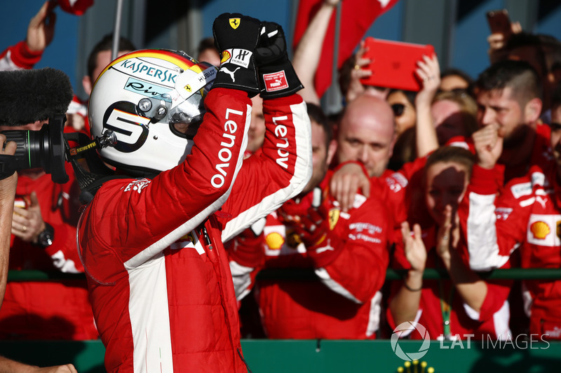 Победитель Себастьян Феттель, Ferrari