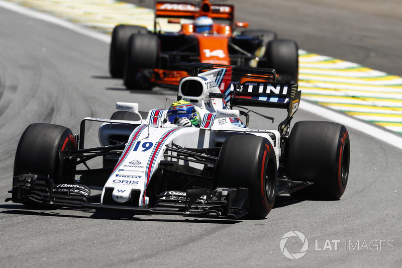 Felipe Massa, Williams FW40, Fernando Alonso, McLaren MCL32